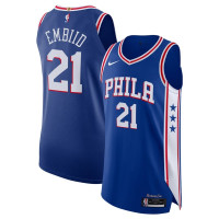 Джерси Philadelphia 76ers Joel Embiid Nike Royal Authentic - Icon Edition