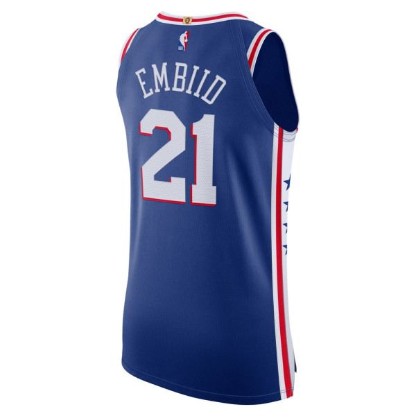 Джерси Philadelphia 76ers Joel Embiid Nike Royal Authentic - Icon Edition