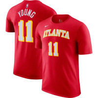 Atlanta Hawks Trae Young Nike Red Icon 2022/23 Name & Number T-Shirt