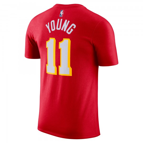 Футболка Trae Young Atlanta Hawks Nike Icon 2022/23 Performance - Red