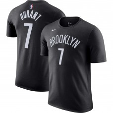 Kevin Durant Brooklyn Nets Nike Icon 2022/23 Name & Number T-Shirt - Black