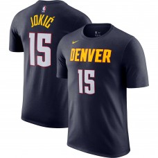 Именная футболка Nikola Jokic Denver Nuggets Nike Icon 2022/23 - Navy