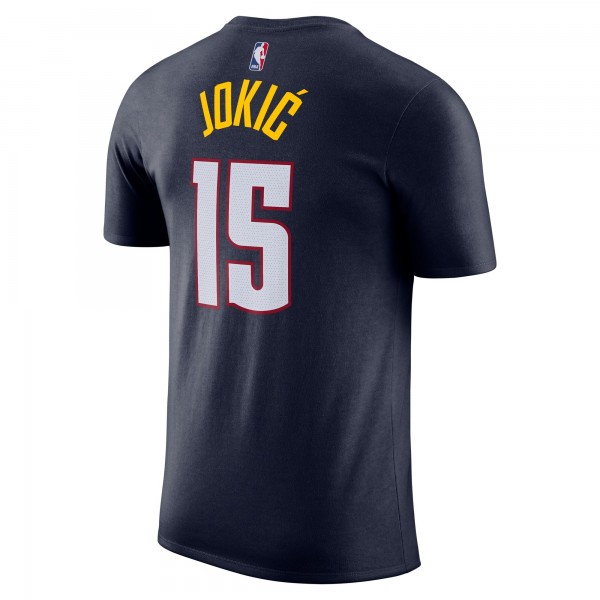Именная футболка Nikola Jokic Denver Nuggets Nike Icon 2022/23 - Navy