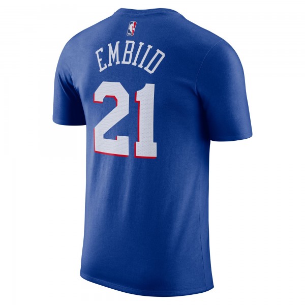 Футболка Joel Embiid Philadelphia 76ers Nike Icon 2022/23 - Royal