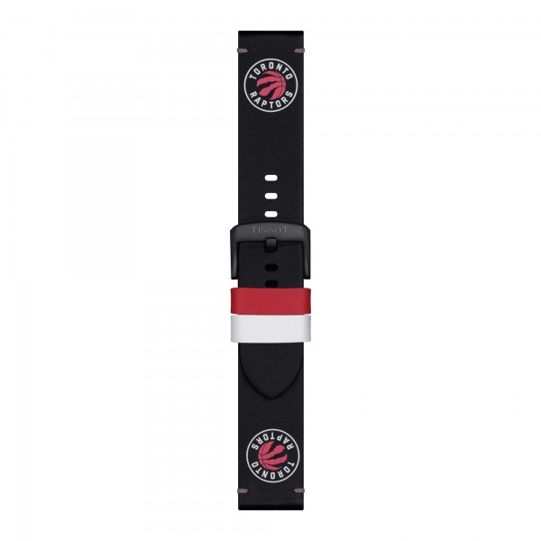 Браслет на часы Toronto Raptors Tissot Official Leather - Black
