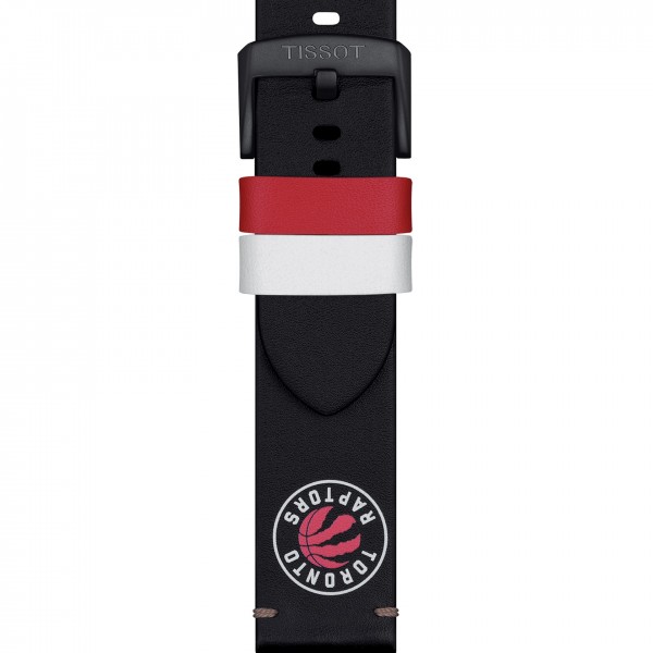 Браслет на часы Toronto Raptors Tissot Official Leather - Black