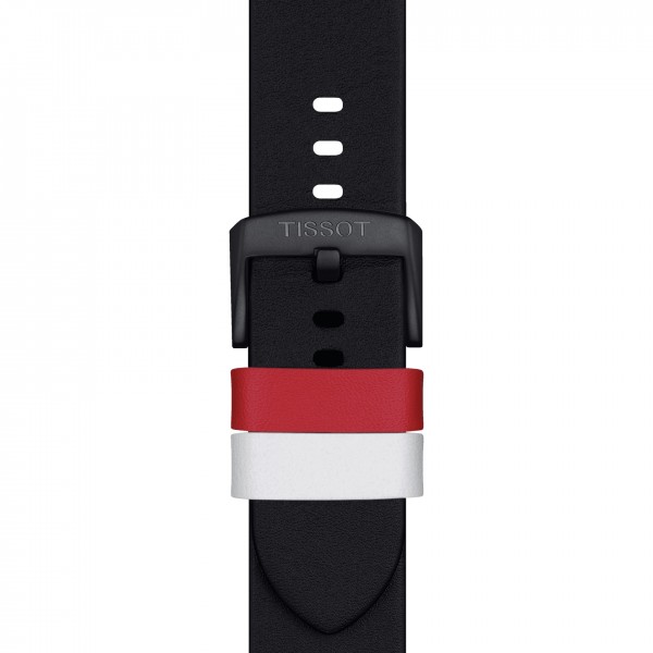 Браслет на часы Toronto Raptors Tissot Official Leather - Black