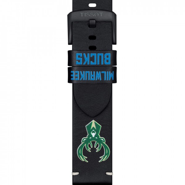 Браслет на часы Milwaukee Bucks Tissot Official Leather - Black