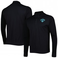 Кофта на короткой молнии New York Knicks Levelwear Nano Engineered Knit Fabric - Black