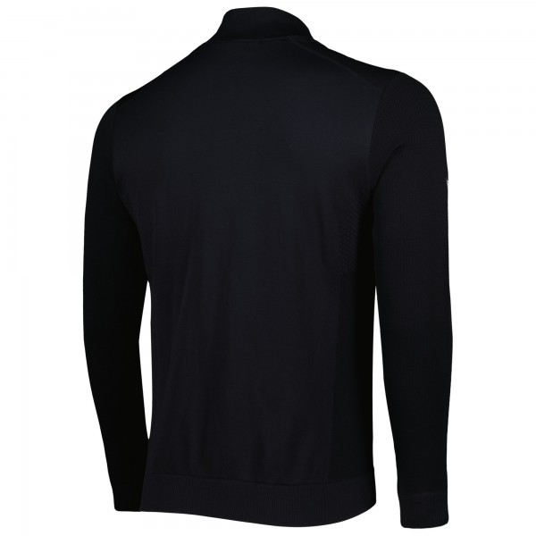 Кофта на короткой молнии New York Knicks Levelwear Nano Engineered Knit Fabric - Black