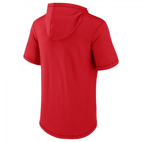 Футболка с капюшоном Mens Red Houston Rockets Dedication