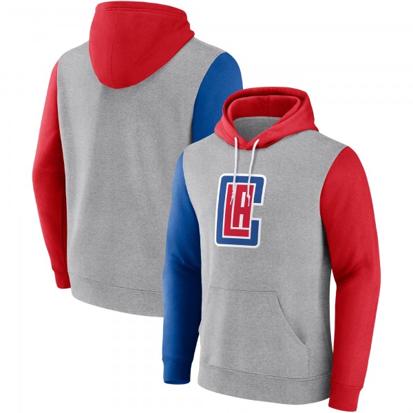 Толстовка Mens Heathered Gray LA Clippers Carried Away