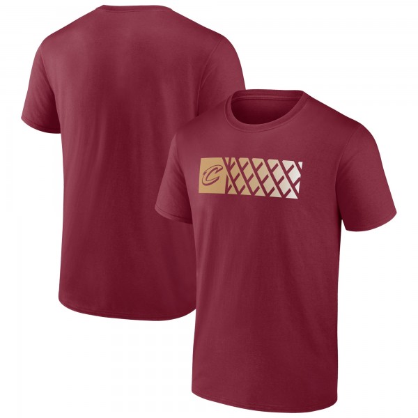 Футболка Mens Wine Cleveland Cavaliers Stadium