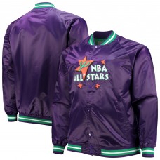 Mitchell & Ness Purple Big & Tall 1995 NBA All-Star Game Hardwood Classics Satin Full-Snap Jacket