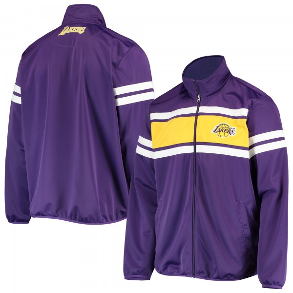Куртка на молнии Los Angeles Lakers G-III Sports by Carl Banks Power Pitcher - Purple