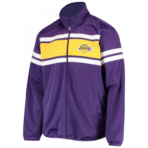 Куртка на молнии Los Angeles Lakers G-III Sports by Carl Banks Power Pitcher - Purple