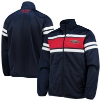 Кофта на молнии New Orleans Pelicans G-III Sports by Carl Banks Power Pitcher Full-Zip Track - Navy