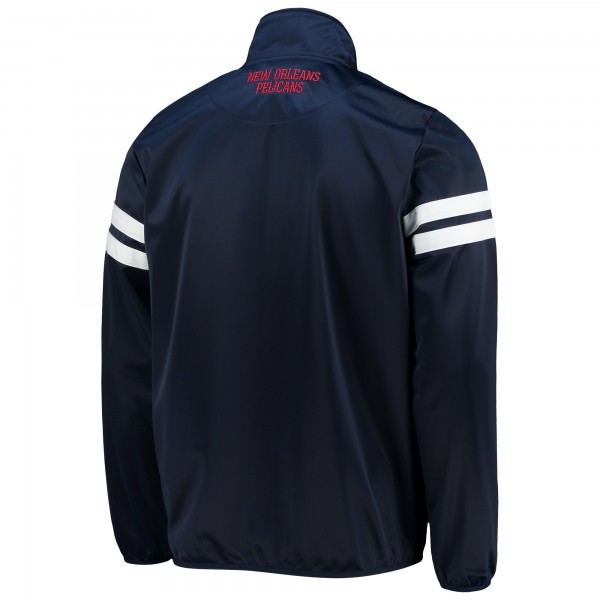 Кофта на молнии New Orleans Pelicans G-III Sports by Carl Banks Power Pitcher Full-Zip Track - Navy