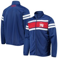 Кофта на молнии Philadelphia 76ers G-III Sports by Carl Banks Power Pitcher Full-Zip Track - Royal