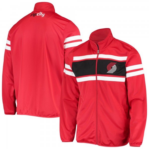 Куртка на молнии Portland Trail Blazers G-III Sports by Carl Banks Power Pitcher - Red/Black