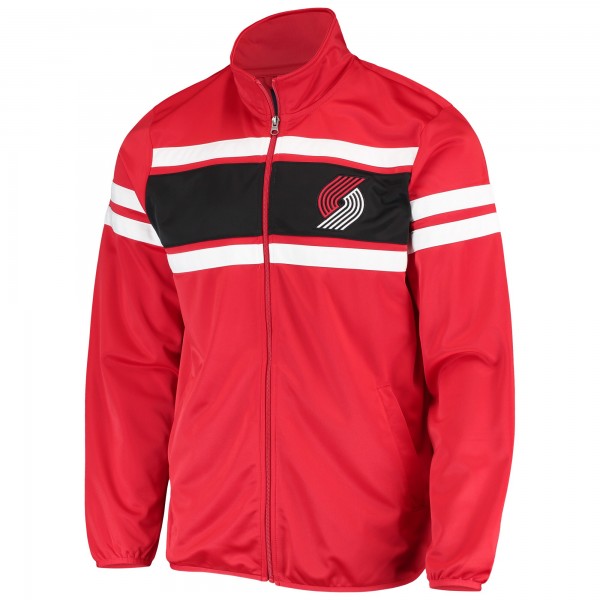 Куртка на молнии Portland Trail Blazers G-III Sports by Carl Banks Power Pitcher - Red/Black