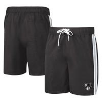 Шорты для плавания Brooklyn Nets G-III Sports by Carl Banks Sand Beach Volley Swim - Black/Gray