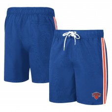 Шорты для плавания New York Knicks G-III Sports by Carl Banks Sand Beach Volley Swim - Blue/Orange