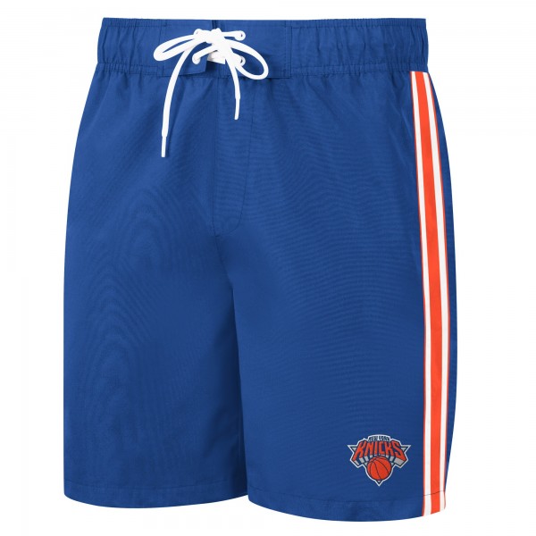 Шорты для плавания New York Knicks G-III Sports by Carl Banks Sand Beach Volley Swim - Blue/Orange