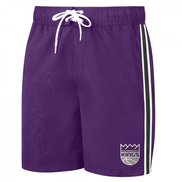 Шорты для плавания Sacramento Kings G-III Sports by Carl Banks Sand Beach Volley Swim - Purple/Black