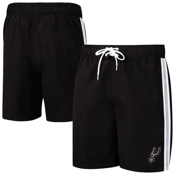 Шорты для плавания San Antonio Spurs G-III Sports by Carl Banks Sand Beach Volley Swim - Black/Gray