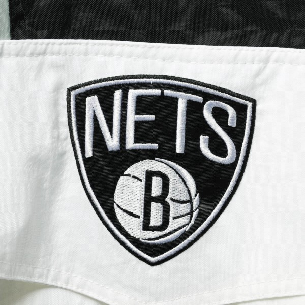 Куртка на короткой молнии Brooklyn Nets Starter Striker Crinkle - White