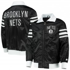 Куртка на молнии Brooklyn Nets Starter The Captain II Varsity - Black