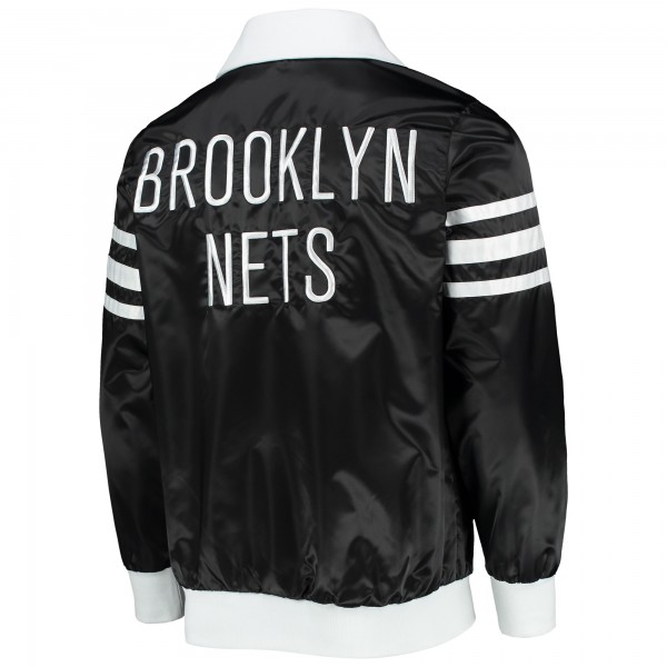 Куртка на молнии Brooklyn Nets Starter The Captain II Varsity - Black
