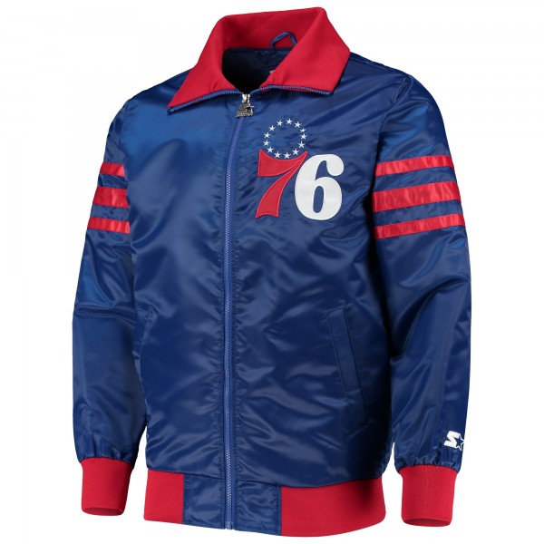 Куртка на молнии Philadelphia 76ers Starter The Captain II Varsity - Royal