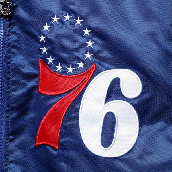 Куртка на молнии Philadelphia 76ers Starter The Captain II Varsity - Royal