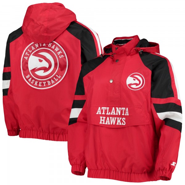 Куртка на короткой молнии Atlanta Hawks Starter The Pro II - Red/Black