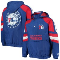 Куртка на короткой молнии Philadelphia 76ers Starter The Pro II - Royal/Red