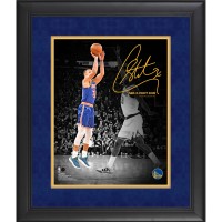 Facsimile Signature Golden State Warriors Stephen Curry Fanatics Authentic Framed 11 x 14 Record-Breaking Three-Point Shot Collage