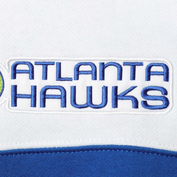Толстовка Atlanta Hawks Mitchell & Ness Hardwood Classics Fusion 2.0 Colorblock - Royal