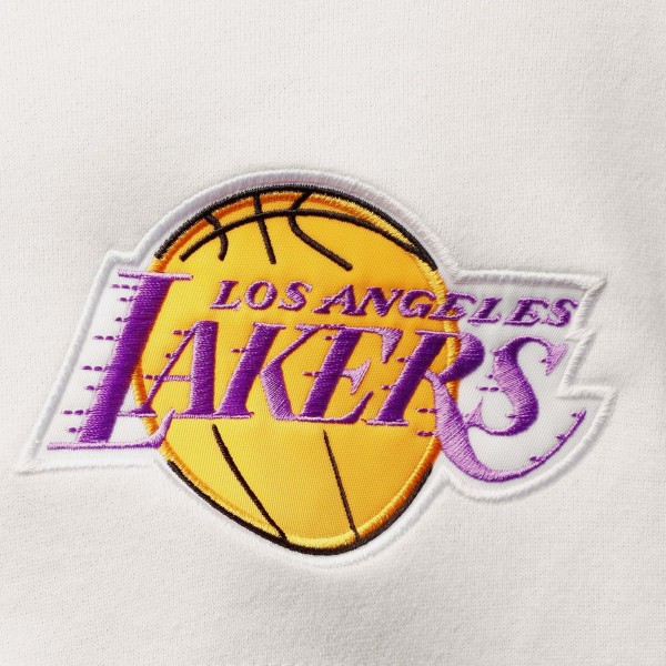 Толстовка Los Angeles Lakers Mitchell & Ness Hardwood Classics Fusion 2.0 Colorblock - Purple