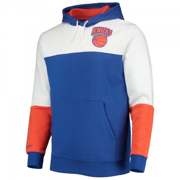 Толстовка New York Knicks Mitchell & Ness Hardwood Classics Fusion 2.0 Colorblock - Royal