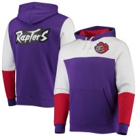 Толстовка Toronto Raptors Mitchell & Ness Hardwood Classics Fusion 2.0 Colorblock - Purple