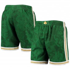 Boston Celtics Mitchell & Ness Hardwood Classics Lunar New Year Swingman Shorts - Kelly Green