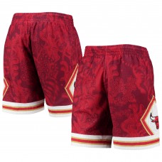 Шорты Chicago Bulls Mitchell & Ness Hardwood Classics Lunar New Year Swingman - Red