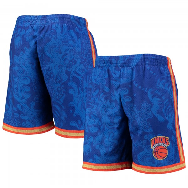 Шорты New York Knicks Mitchell & Ness Hardwood Classics Lunar New Year Swingman - Blue