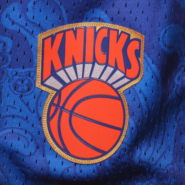 Шорты New York Knicks Mitchell & Ness Hardwood Classics Lunar New Year Swingman - Blue