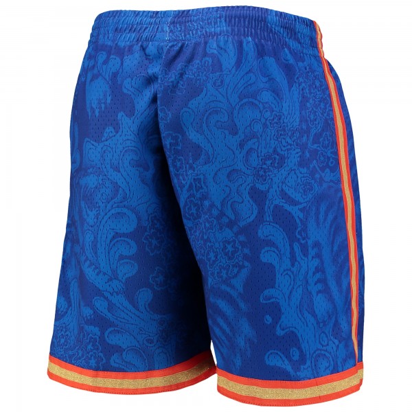 Шорты New York Knicks Mitchell & Ness Hardwood Classics Lunar New Year Swingman - Blue