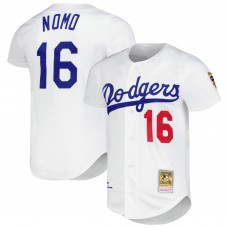 Игровая форма  Hideo Nomo Los Angeles Dodgers Mitchell & Ness Cooperstown Collection Authentic - White