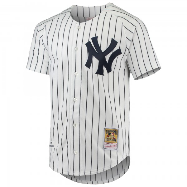 Джерси New York Yankees Derek Jeter Mitchell & Ness White 1997 Cooperstown Collection Authentic