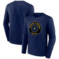 Indiana Pacers Navy Tip-Off Long Sleeve T-Shirt